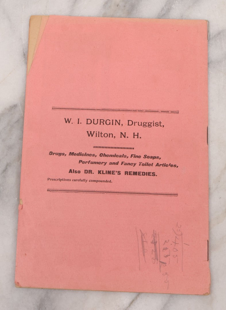 Lot 087 - Grouping Of Eight Antique Almanac Pamphlets, Including Ayer's American Almanac (1902), Swamp Root Almanac (1906), And Foley's Family Friend Almanac (1906)
