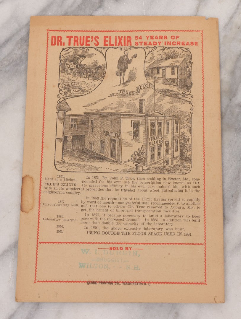 Lot 087 - Grouping Of Eight Antique Almanac Pamphlets, Including Ayer's American Almanac (1902), Swamp Root Almanac (1906), And Foley's Family Friend Almanac (1906)