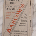 Lot 088 - Bascom's Summer 1916 Catalog Pamphlet, "Largest Wholesale And Retail Auto Supply Store In New England," With Many Illustrations Of Car Parts For Sale