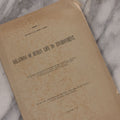 Lot 090 - "Relations Of Human Life To Environment" Antique Pamphlet Of Lectures And Reports, With Illustrations, From The Smithsonian Report For 1895, Published By The Government Printing Office, Washington, 1896