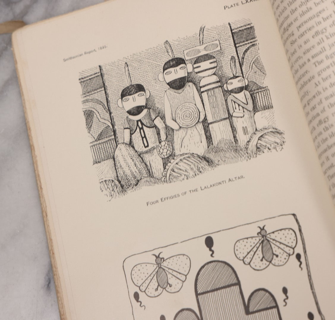 Lot 090 - "Relations Of Human Life To Environment" Antique Pamphlet Of Lectures And Reports, With Illustrations, From The Smithsonian Report For 1895, Published By The Government Printing Office, Washington, 1896