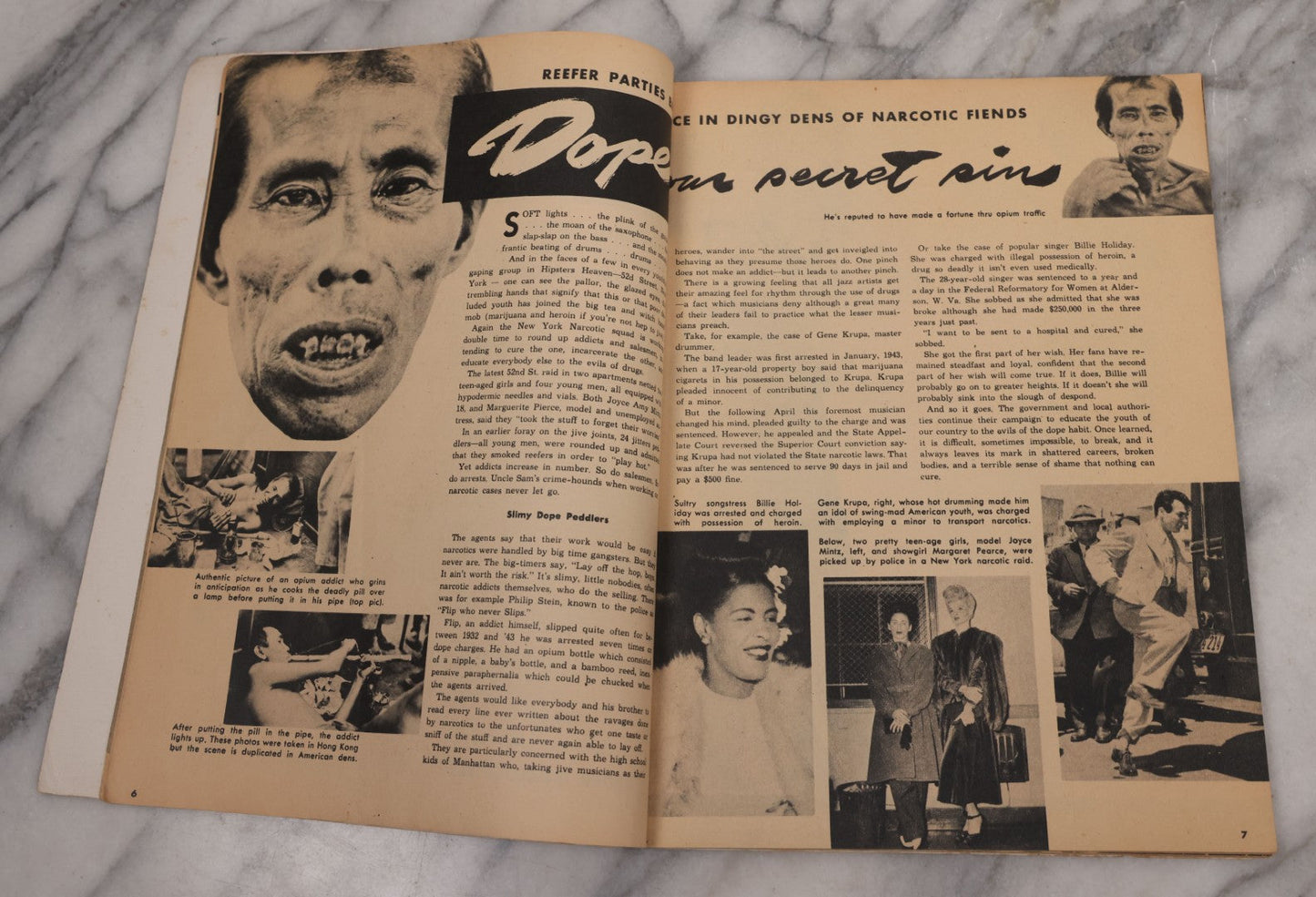 Lot 091 - "Whisper" Vintage Pin Up Magazine With Feature Article "How Reefer Parties Breed Vice", July 1948