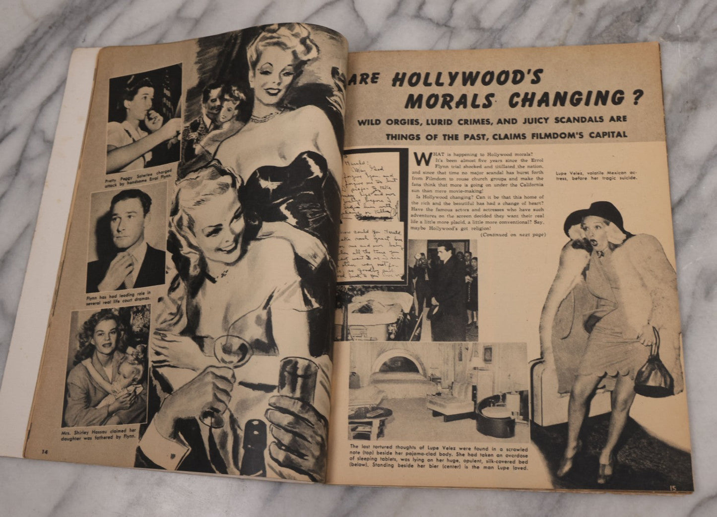 Lot 091 - "Whisper" Vintage Pin Up Magazine With Feature Article "How Reefer Parties Breed Vice", July 1948