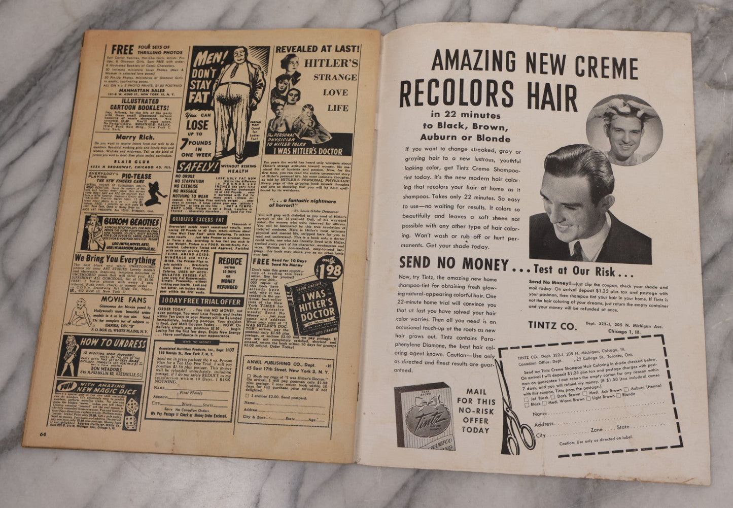 Lot 091 - "Whisper" Vintage Pin Up Magazine With Feature Article "How Reefer Parties Breed Vice", July 1948