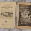 Lot 092 - Pair Of Vintage National Parks Booklets, "National Forests Of Colorado" (1928) And "Yellowstone National Park" (1932) With Photographs, Maps, Tourist Information, And More
