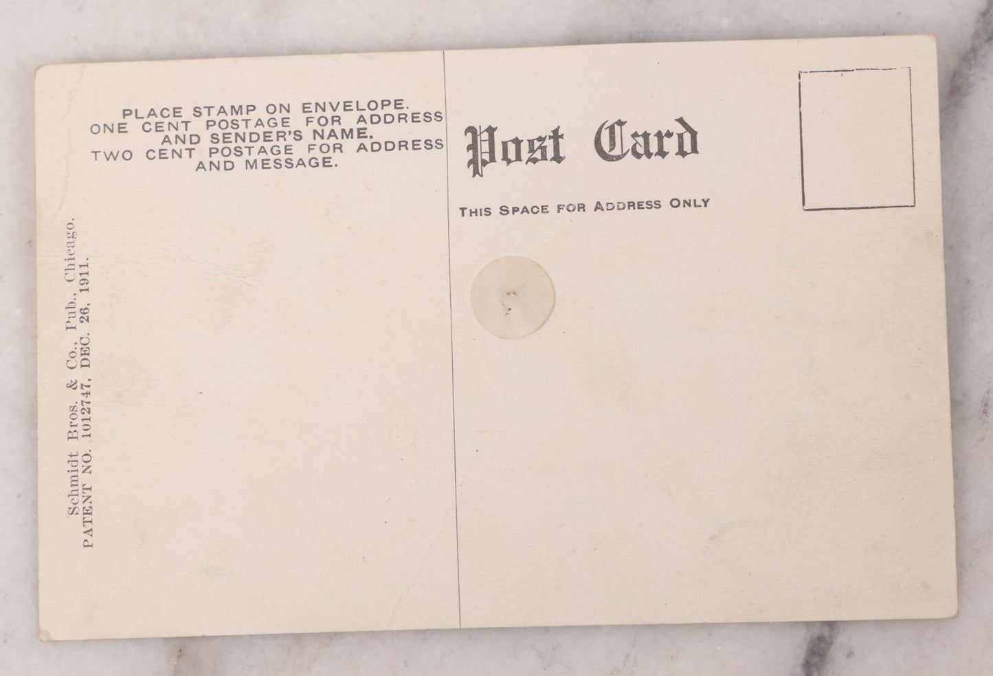 Lot 100 - Antique Comic Novelty Mechanical Postcard , "If Nothing Happens I'll Arrive," With Cow And Real Spring Tail, Speeding Train, Published By Schmidt Bros. & Co., Chicago, Circa 1912