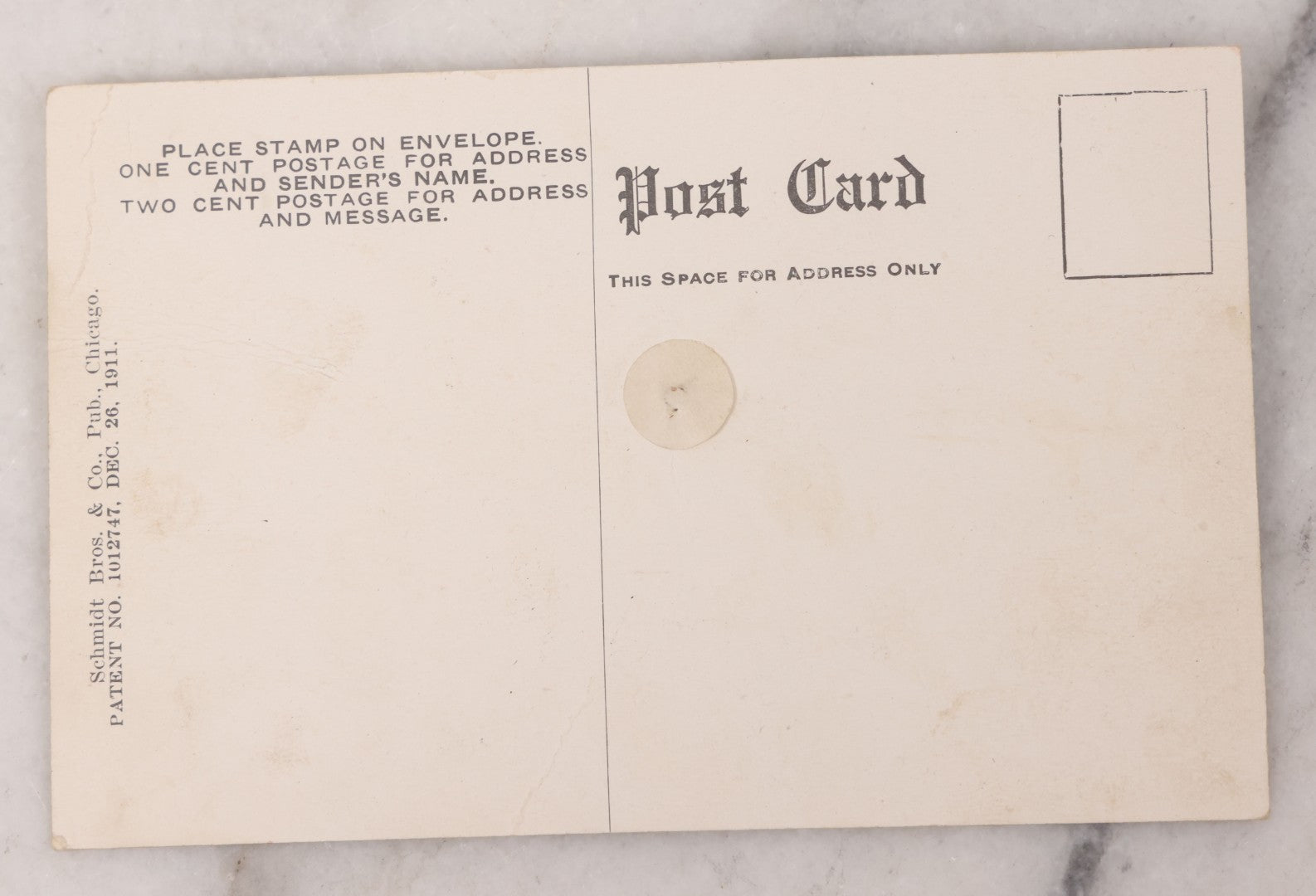 Lot 100 - Antique Comic Novelty Mechanical Postcard , "If Nothing Happens I'll Arrive," With Cow And Real Spring Tail, Speeding Train, Published By Schmidt Bros. & Co., Chicago, Circa 1912