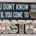 Lot 102 - Antique Boston Postcard, "You Don't Know Beans Until You Come To Boston," Featuring Boston Landmarks And Steaming Pot Of Boston Baked Beans, Copyright 1908 By H.I. Robbins, Boston, Postmarked 1914