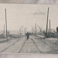 Lot 104 - Antique Postcard Depicting "Everett Avenue From Broadway After The Big Fire Of Apr. 12, 1908 Chelsea, Mass." With Note Describing The Aftermath, Postmarked Sept. 27, 1908