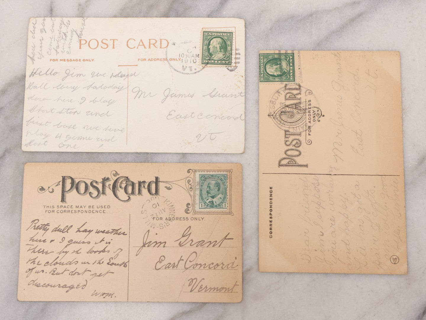 Lot 106 - Grouping Of 11 Antique Cheeky Comic Postcards, Including "You Seem To Be Unable To Do Anything - I Always Had A Political Job."