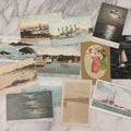 Lot 108 - Grouping Of 12 Antique Postcards Of Ship, Harbor And Ocean Scenes, Mostly New England