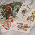 Lot 109 - Grouping Of 8 Romance Postcards, Including Depictions Of The Night Ryan And Liza Met, Valentine's Greetings, Some Embossed