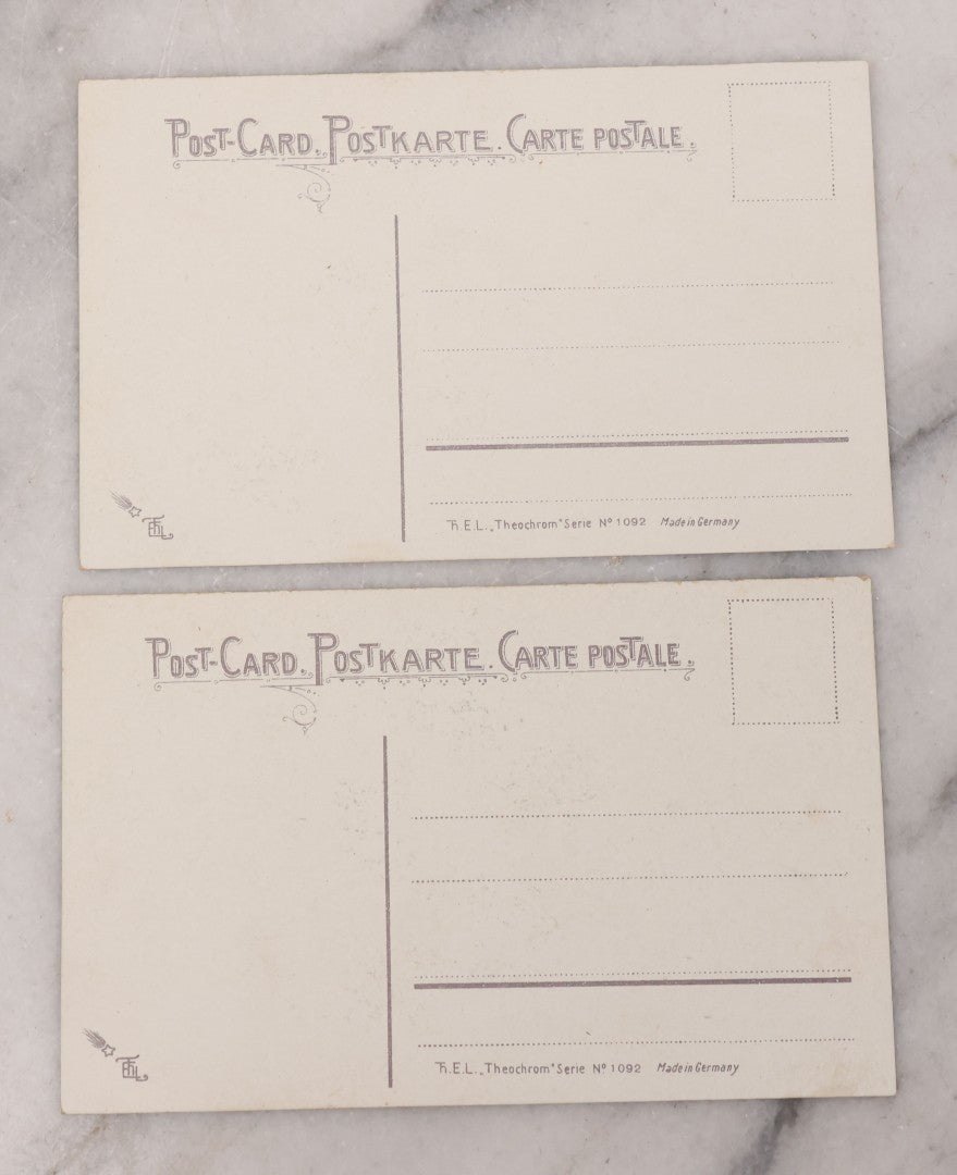 Lot 109 - Grouping Of 8 Romance Postcards, Including Depictions Of The Night Ryan And Liza Met, Valentine's Greetings, Some Embossed