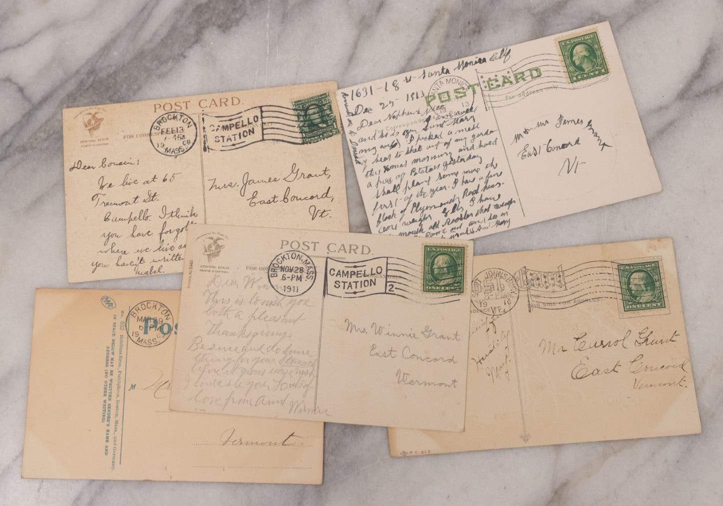 Lot 111 - Grouping Of 25 Antique Holiday Postcards, Most Embossed, Some With Glitter, Including New Years, Easter, Thanksgiving And More