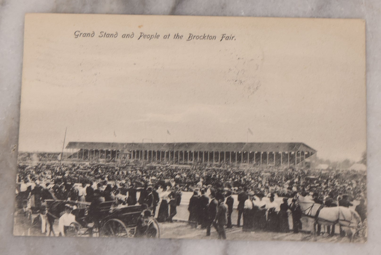 Lot 113 - Discovery Grouping Of 18 Antique Postcards, Featuring the Brockton Fair, Revere Beach, Manchester, NH, East Concord, VT, Many Others Of New England Scenes