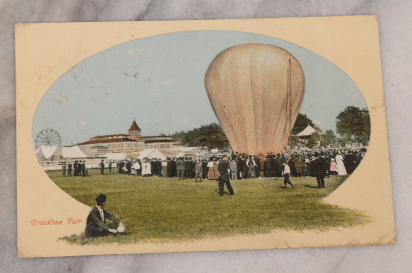Lot 113 - Discovery Grouping Of 18 Antique Postcards, Featuring the Brockton Fair, Revere Beach, Manchester, NH, East Concord, VT, Many Others Of New England Scenes