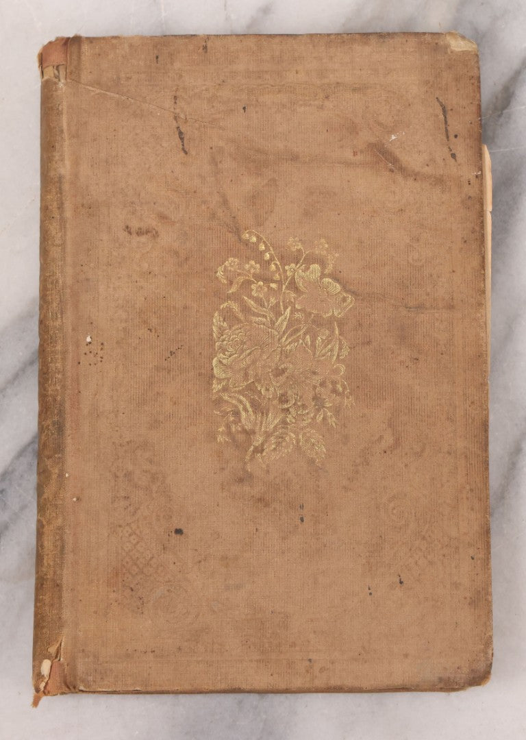 Lot 116 - "Youth's Keepsake: A Christmas And New Year's Gift For Young People" Antique Gift Book Of Poetry And Prose, Illustrated, Published By T.H. Carter And Company, Boston, 1843