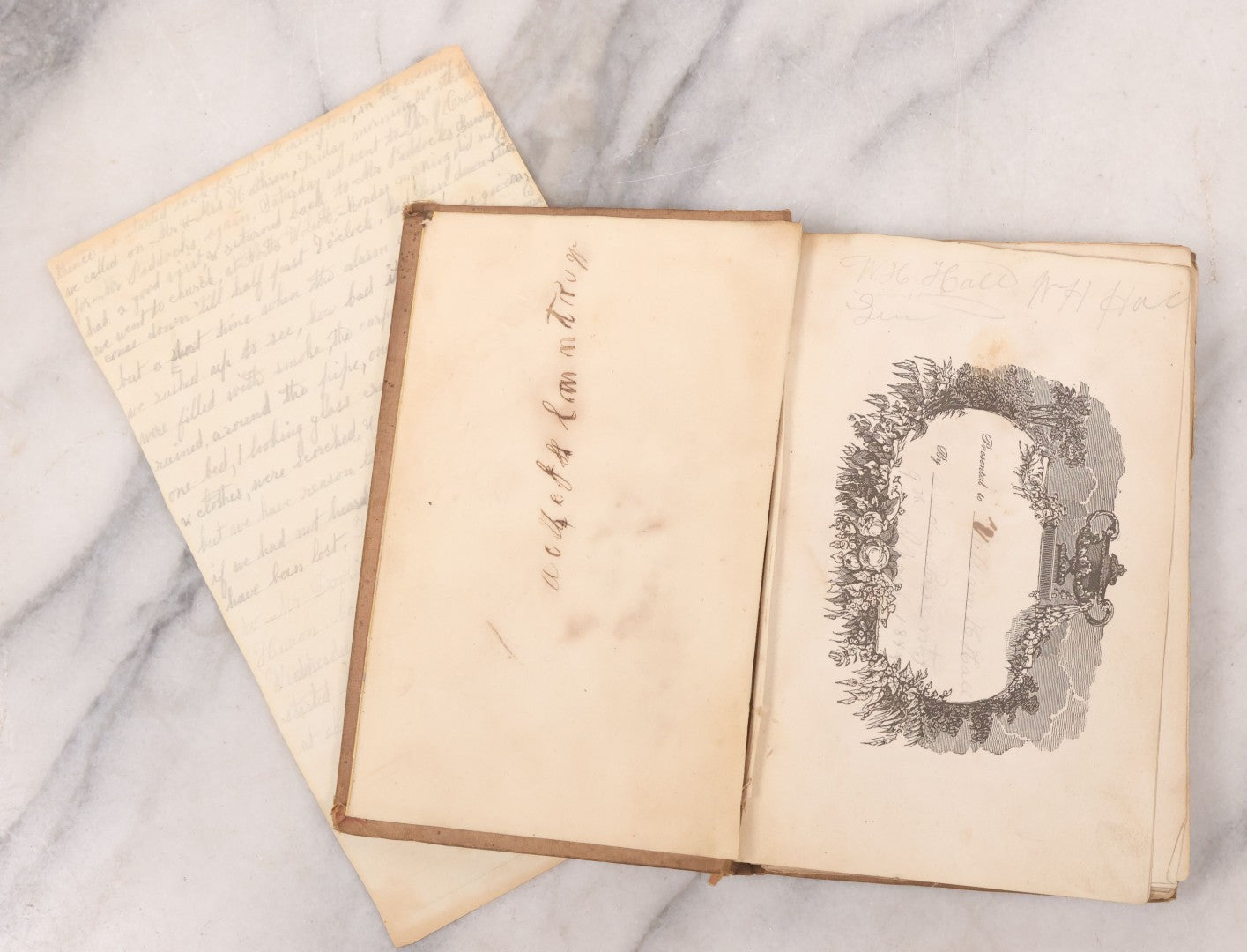 Lot 116 - "Youth's Keepsake: A Christmas And New Year's Gift For Young People" Antique Gift Book Of Poetry And Prose, Illustrated, Published By T.H. Carter And Company, Boston, 1843