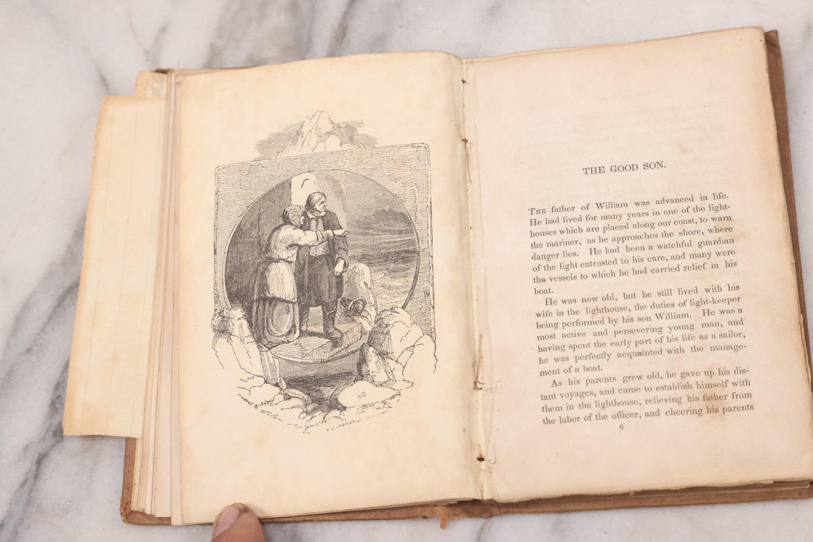 Lot 116 - "Youth's Keepsake: A Christmas And New Year's Gift For Young People" Antique Gift Book Of Poetry And Prose, Illustrated, Published By T.H. Carter And Company, Boston, 1843