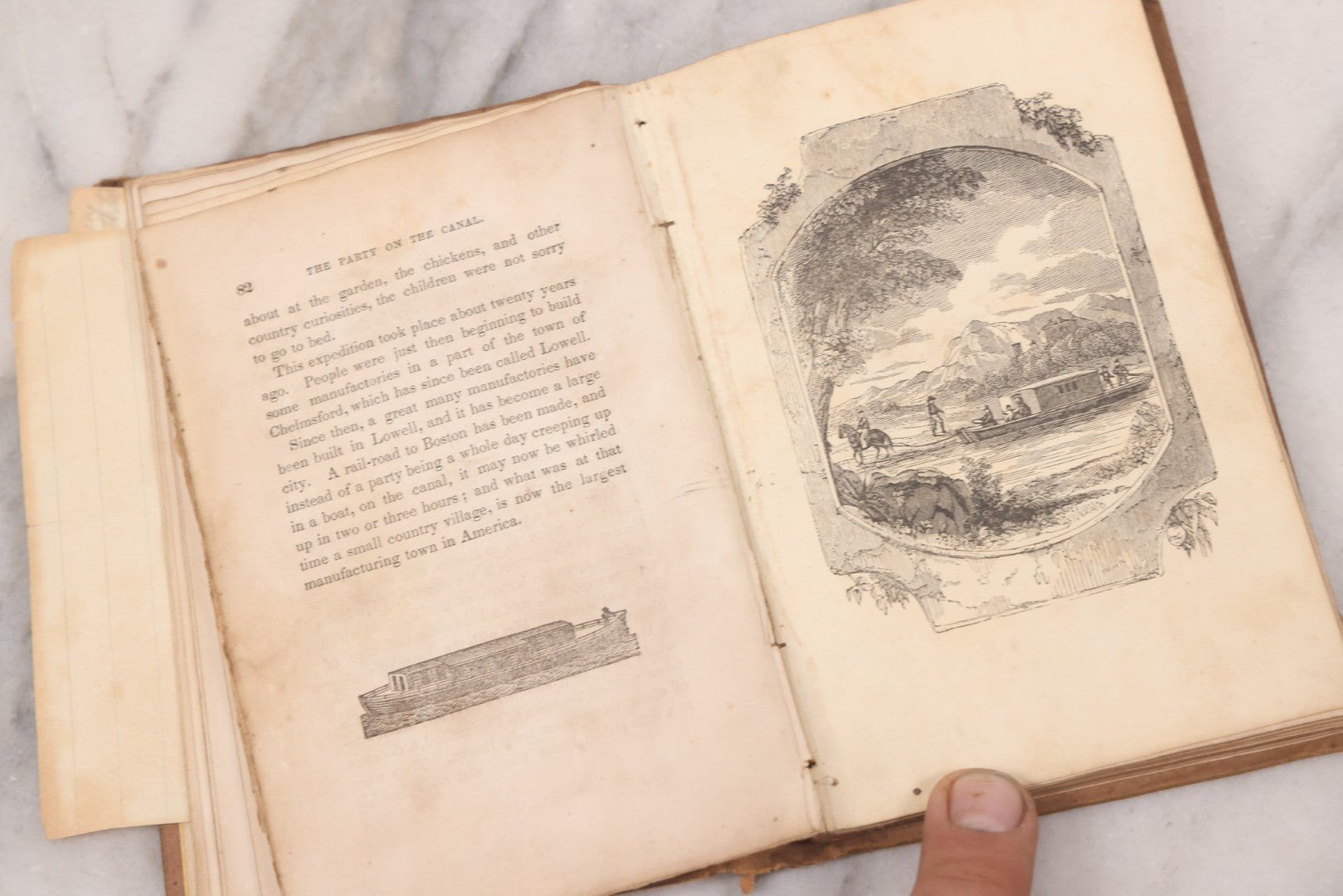 Lot 116 - "Youth's Keepsake: A Christmas And New Year's Gift For Young People" Antique Gift Book Of Poetry And Prose, Illustrated, Published By T.H. Carter And Company, Boston, 1843