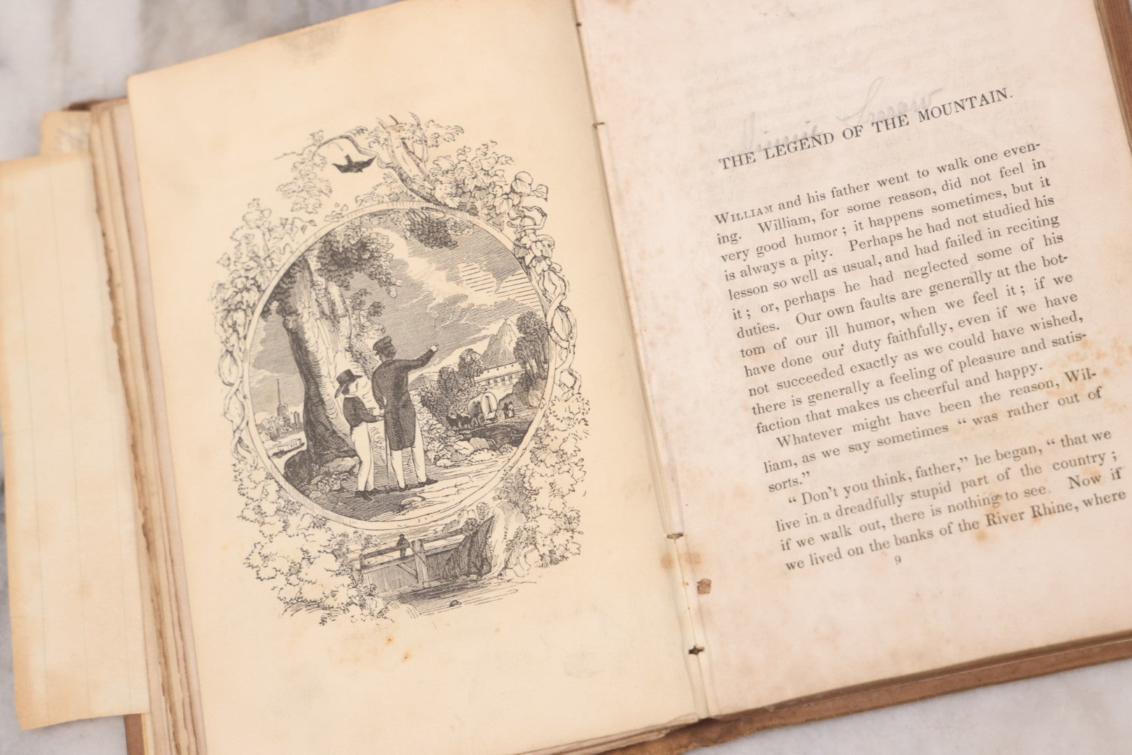 Lot 116 - "Youth's Keepsake: A Christmas And New Year's Gift For Young People" Antique Gift Book Of Poetry And Prose, Illustrated, Published By T.H. Carter And Company, Boston, 1843