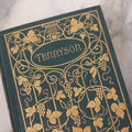 Lot 119 - "The Poetical Works Of Alfred Lord Tennyson" Antique Illustrated Poetry Book With Gold Embossed Designs And Lettering On Spine And Covers, Grape And Lute Motifs, Published By A.L. Burt, New York, Circa 1900