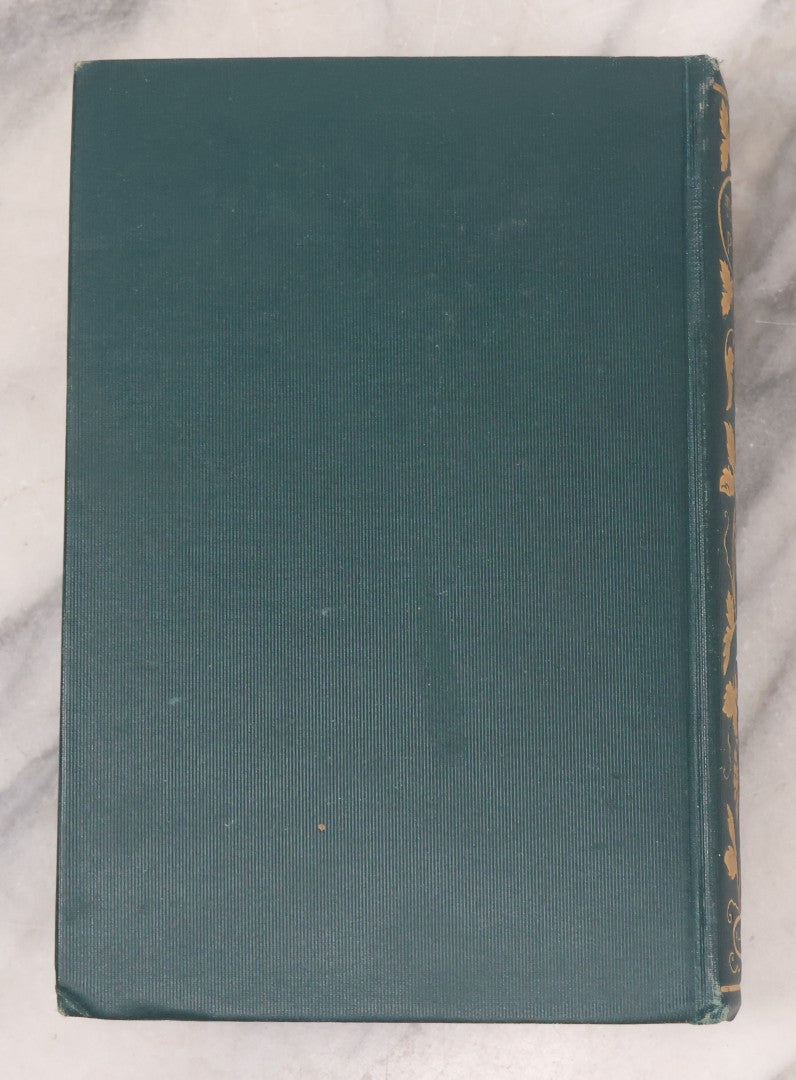 Lot 119 - "The Poetical Works Of Alfred Lord Tennyson" Antique Illustrated Poetry Book With Gold Embossed Designs And Lettering On Spine And Covers, Grape And Lute Motifs, Published By A.L. Burt, New York, Circa 1900