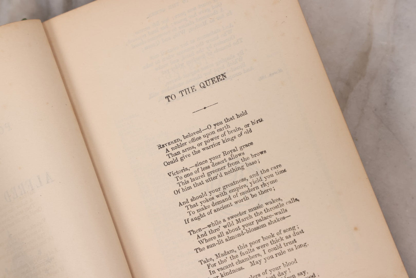 Lot 120 - "The Poetical Works Of Alfred Lord Tennyson" Antique Illustrated Poetry Book With Gold Embossed Designs And Lettering On Spine And Covers, Circa 1900, Published By T.Y. Crowell, New York, With Partial Christmas Day Inscription, See Notes