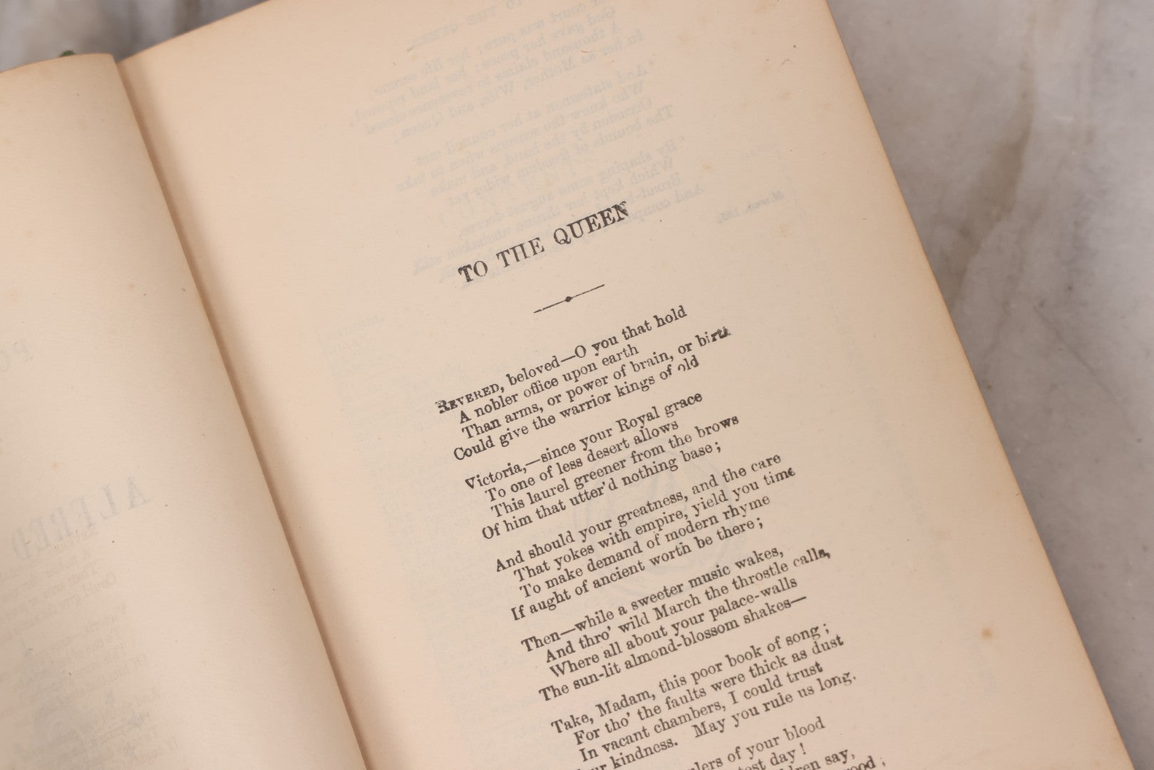 Lot 120 - "The Poetical Works Of Alfred Lord Tennyson" Antique Illustrated Poetry Book With Gold Embossed Designs And Lettering On Spine And Covers, Circa 1900, Published By T.Y. Crowell, New York, With Partial Christmas Day Inscription, See Notes