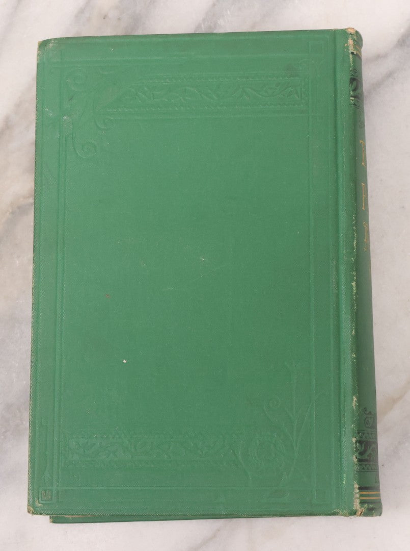 Lot 120 - "The Poetical Works Of Alfred Lord Tennyson" Antique Illustrated Poetry Book With Gold Embossed Designs And Lettering On Spine And Covers, Circa 1900, Published By T.Y. Crowell, New York, With Partial Christmas Day Inscription, See Notes