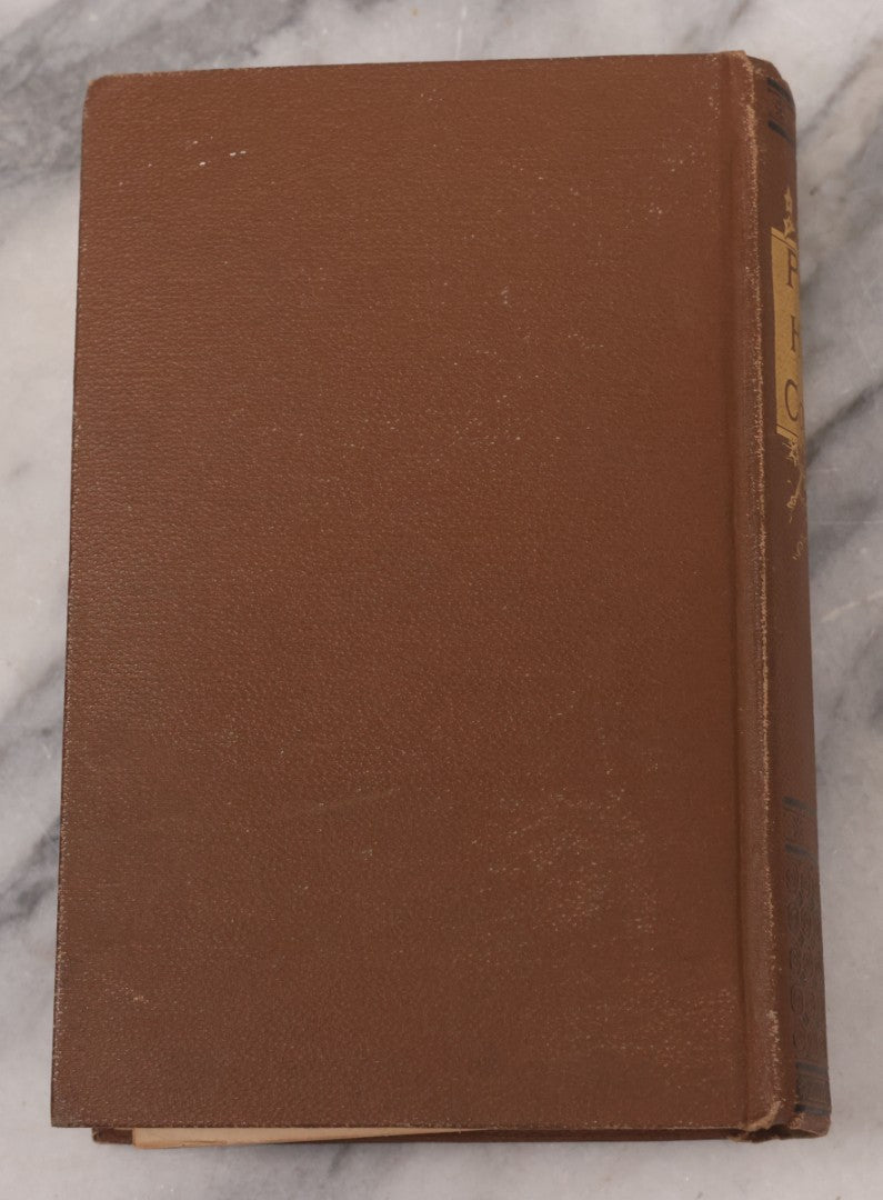 Lot 121 - "Poems Of Home And Country" Antique Illustrated Poetry Book With Gold Embossed Hearth And Home Designs On Cover, By Prof. James Martling, Published By James H. Earle, Boston, 1884