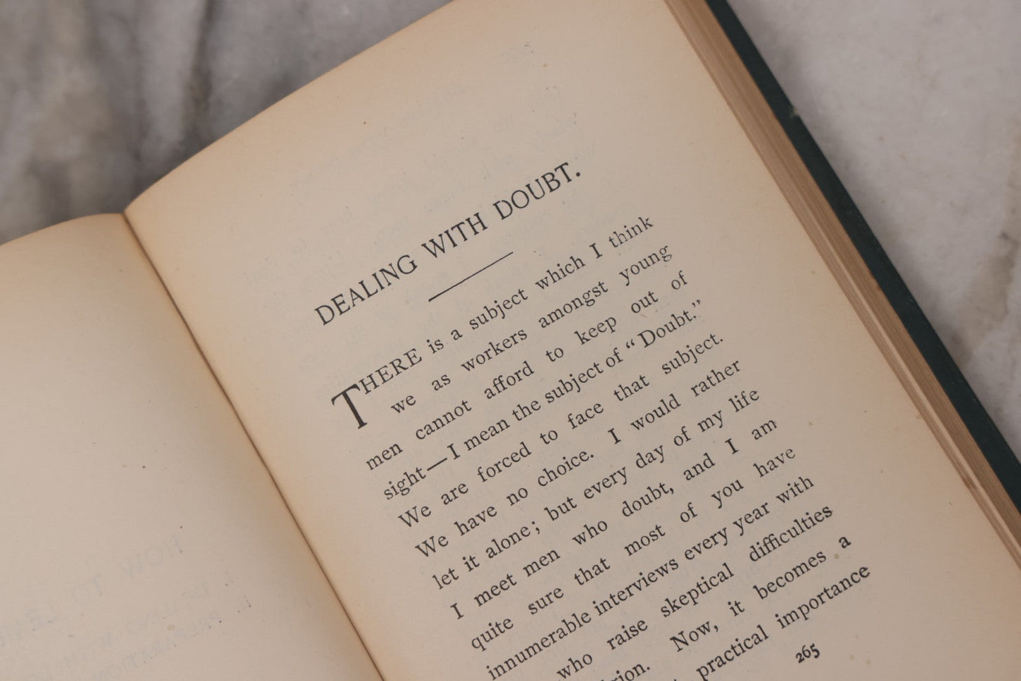 Lot 123 - "Drummond's Addresses" Antique Illustrated Book Of Speeches, Gold And Green Embossed Leaf And Flower Art Nouveau Motifs On Cover And Spine, With Christmas And New Year 1899 Inscription, Published By Henry Altemus, Philadelphia, 1891
