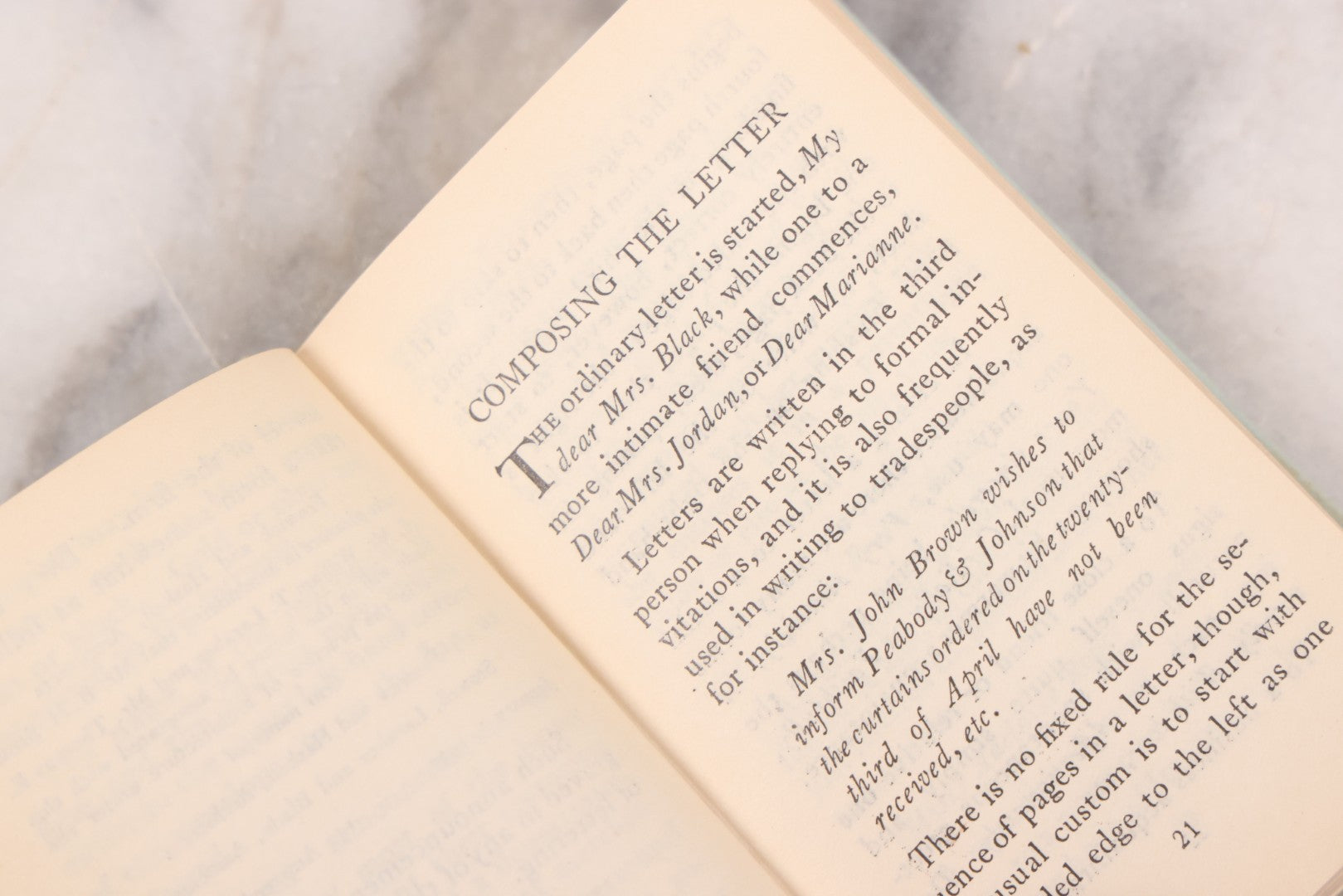 Lot 126 - "The Etiquette Of Letter Writing" Vintage Miniature "Desk" Book, Published By Eaton, Crane And Pike Company, Pittsfield, 1927