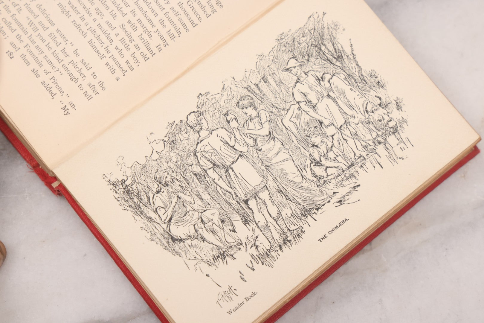 Lot 131 - "A Wonder-Book For Young And Old" Antique Illustrated Storybook By Nathaniel Hawthorne, Published By The Rodgers Company, Philadelphia, 1851