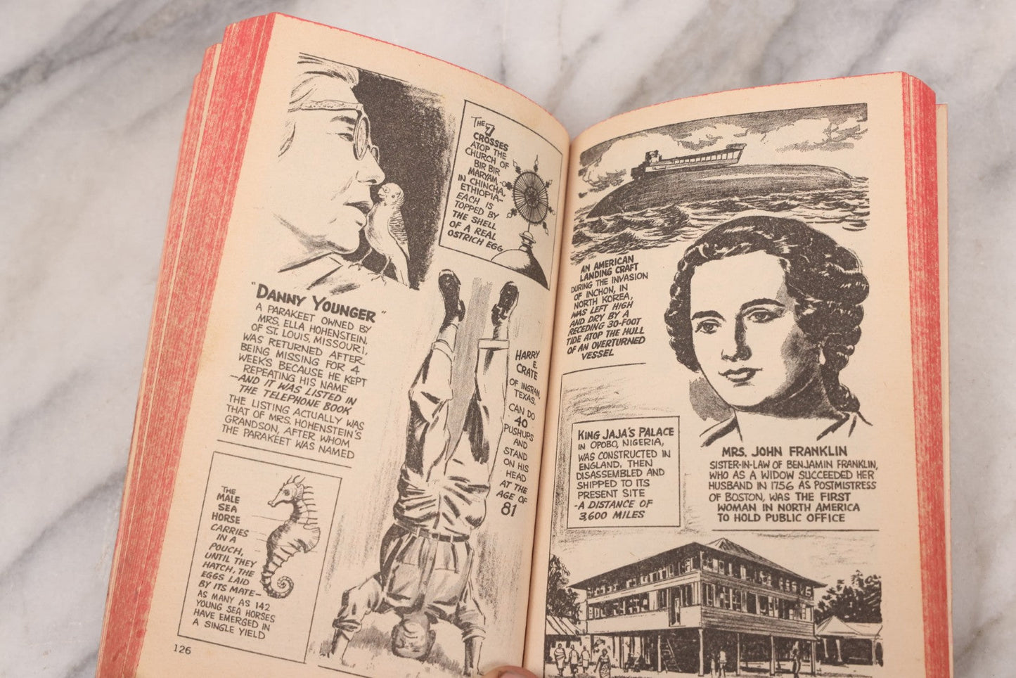 Lot 136 - Ripley's "Believe It Or Not!" Vintage Profusely Illustrated Trivia Book, 20th Series, Published By Pocket Books, New York, Dec. 1972