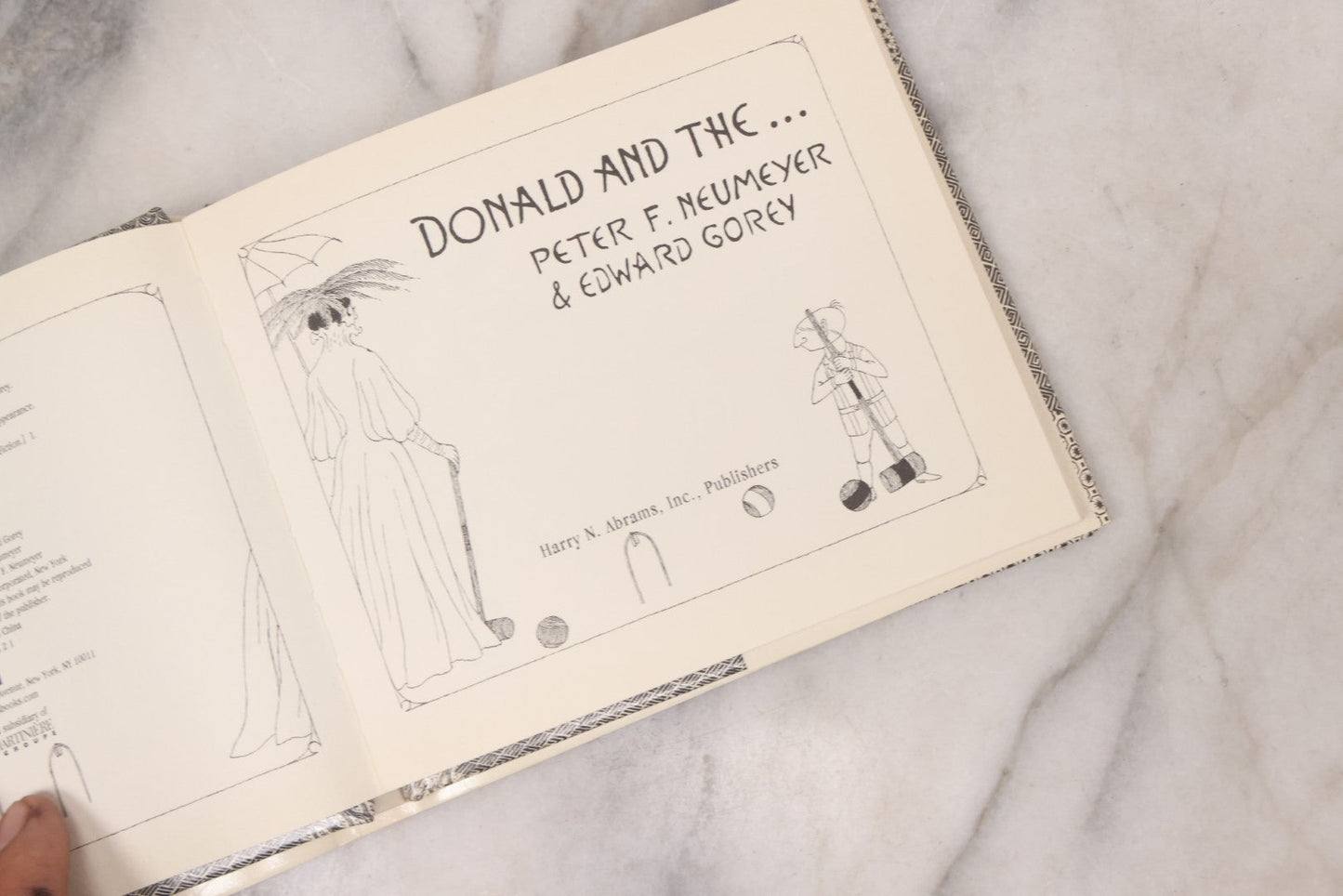Lot 139 - Pair Of Modern Books Written And Illustrated By Edward Gorey, "Donald And The..." (2004 Reprint) Co-Authored By Peter F. Neumeyer And "The Epiplectic Bicycle" (1997 Reprint)