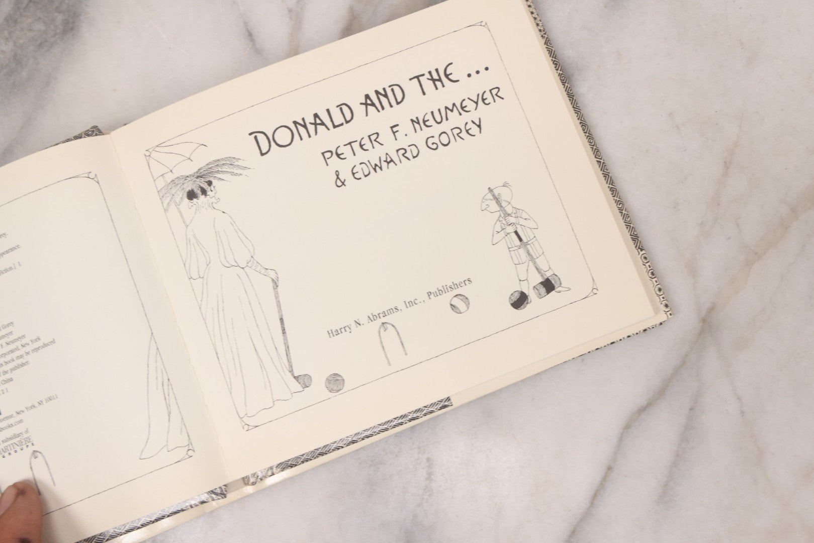 Lot 139 - Pair Of Modern Books Written And Illustrated By Edward Gorey, "Donald And The..." (2004 Reprint) Co-Authored By Peter F. Neumeyer And "The Epiplectic Bicycle" (1997 Reprint)