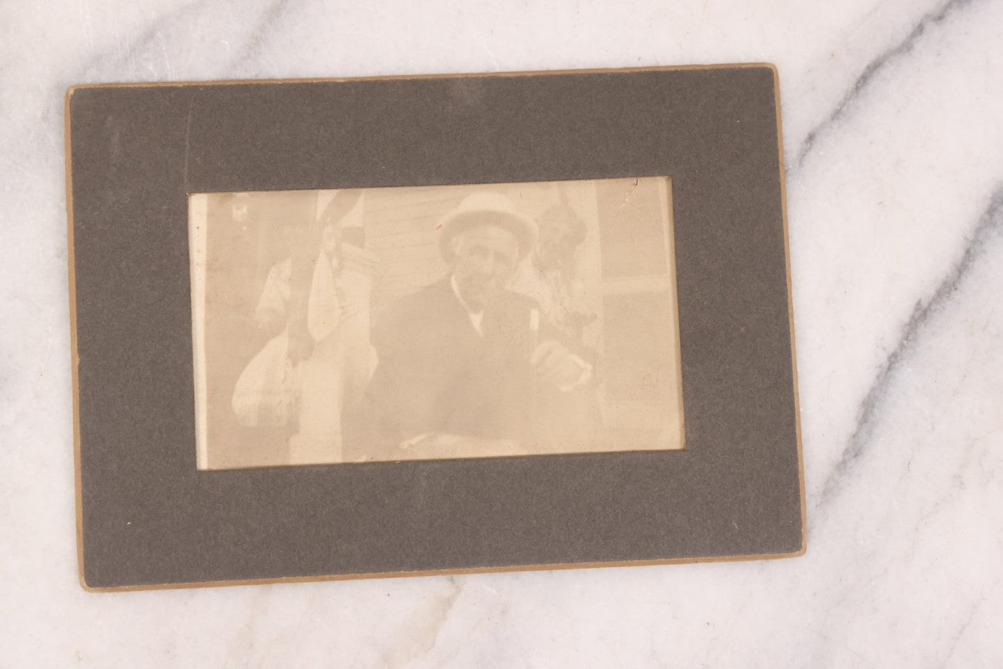 Lot 141 - Grouping Of Eleven Antique Boarded And Other Photographs Of Various Subjects Including School Classes, Man On Porch, Portraits, Bridge, And Others