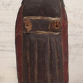 Lot 011 - Antique Wood Carved Folk Art Female Santos Saint Icon In Original Paint With Wear And Tear From Age, Circa Early 19th Century, 9-1/4" H