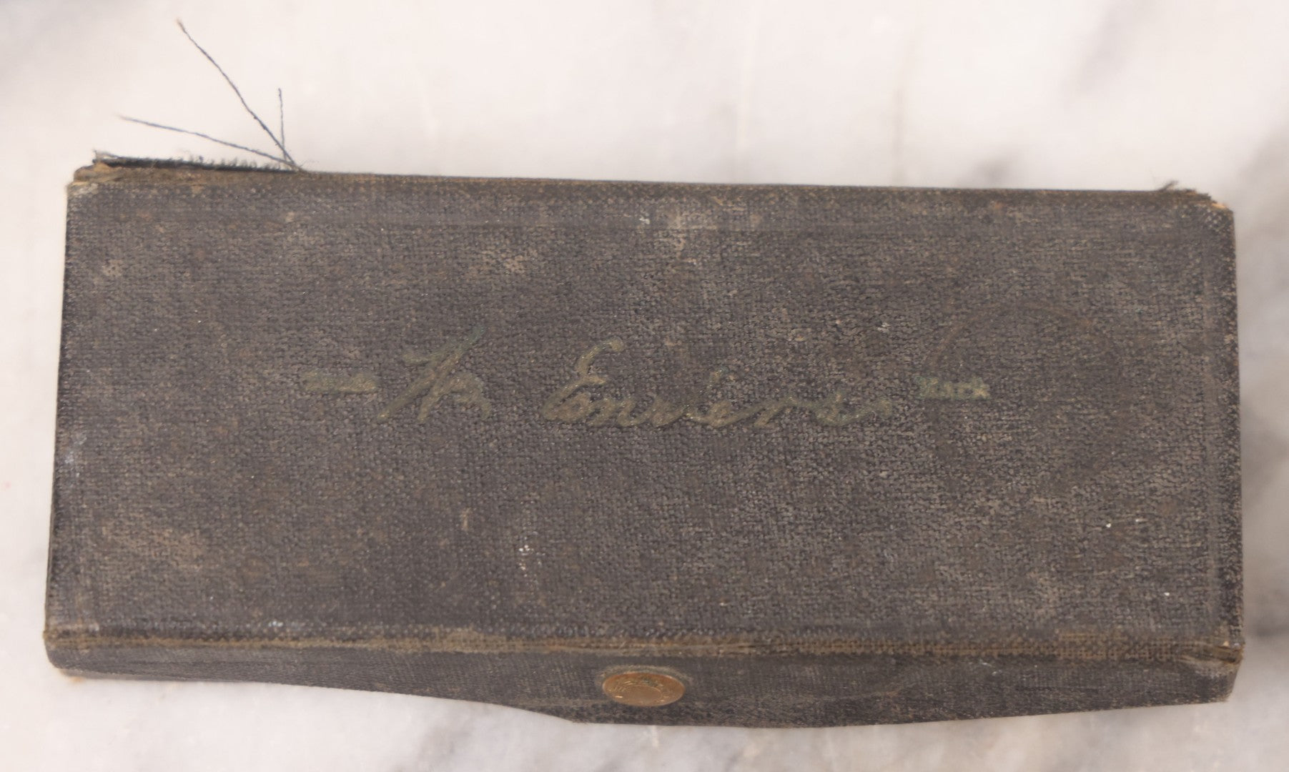 Lot 036 - Vintage Men's Shaving Lot Including French Gillette Lames Bleue Extra Advertising Ramasse-Monnaie (Change Tray) With Hinged Lid, Mid-20th Century, And Wm. Enders Single Edge Safety Razor In Case With Blades