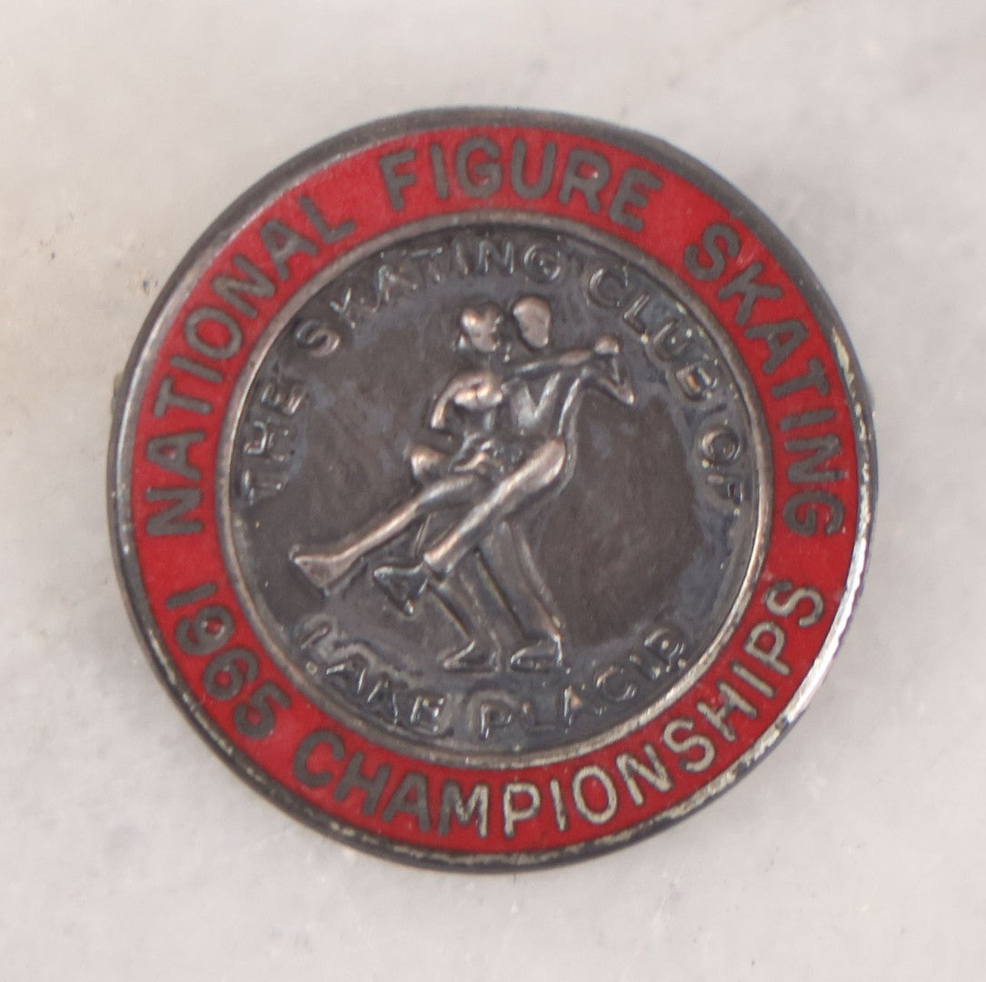 Lot 037 - Grouping Of 85+ Vintage And Modern Pins Including Winter Sports, Skiing, Figure Skating, Racing, Golf, Aviation, And Broadcasting, With Examples From A.B.C., N.B.C., And Several In Sterling Silver