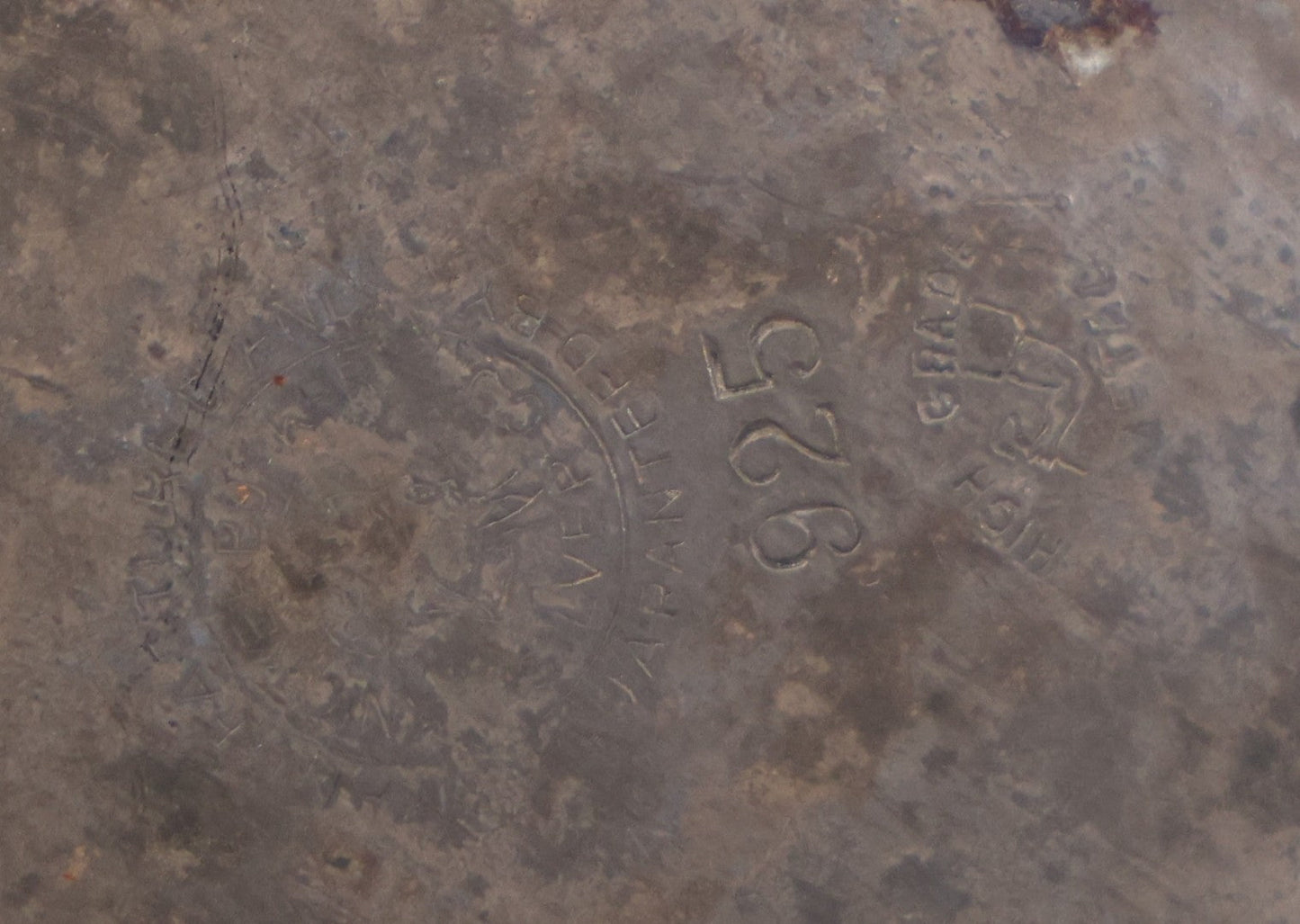 Lot 040 - Antique Art Nouveau Teapot With Floral Motif By Knickerbocker Silver Co., Silverplate On High Grade Metal, Marked “925,” With "W" Monogram, Note No Lid, 6" H