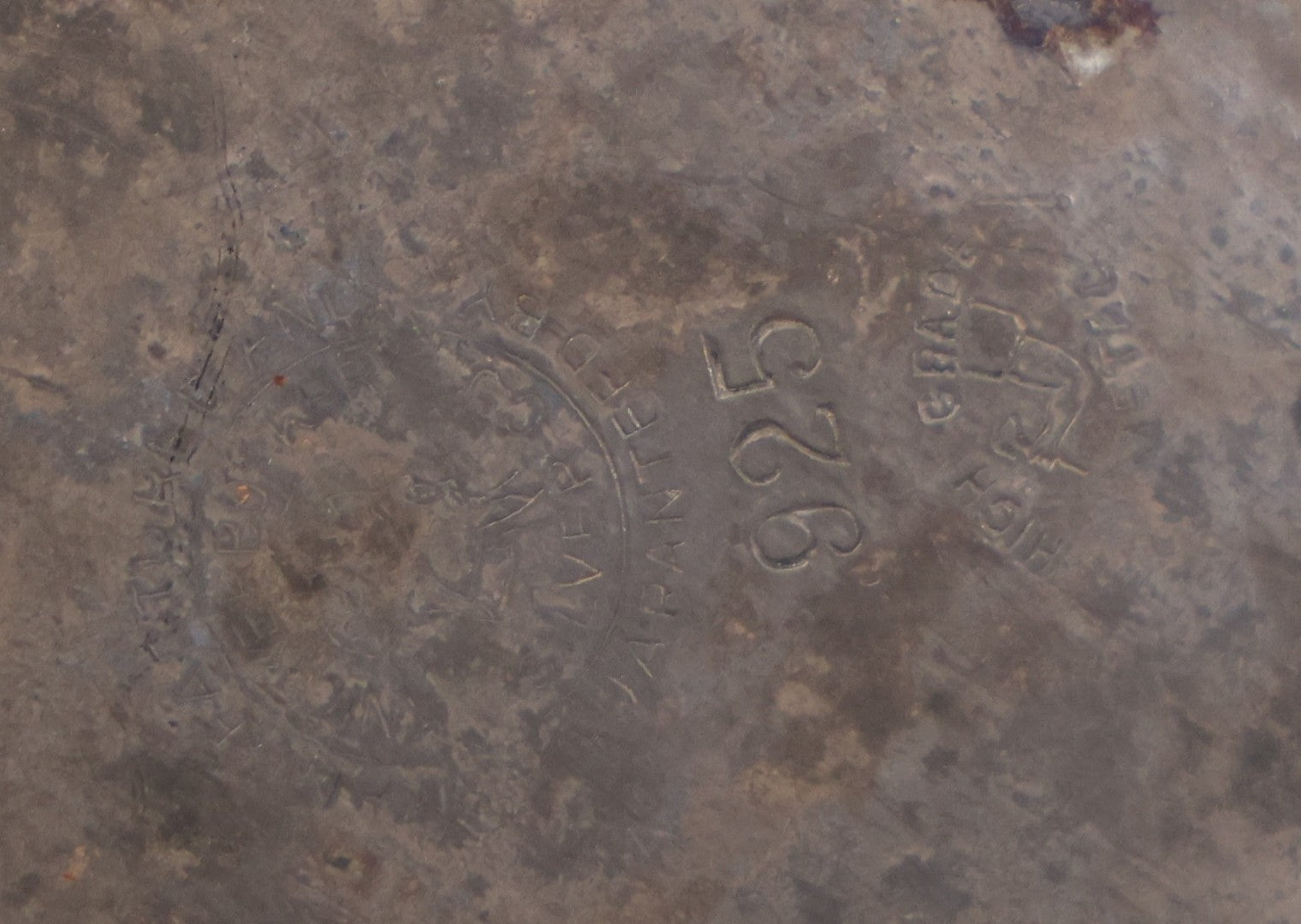 Lot 040 - Antique Art Nouveau Teapot With Floral Motif By Knickerbocker Silver Co., Silverplate On High Grade Metal, Marked “925,” With "W" Monogram, Note No Lid, 6" H