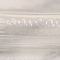 Lot 055 - Antique Narrow Clear Glass Poison Bottle With Embossed Lettering “Poisonous,” Vertical Poison Ribs, 4-1/2" H