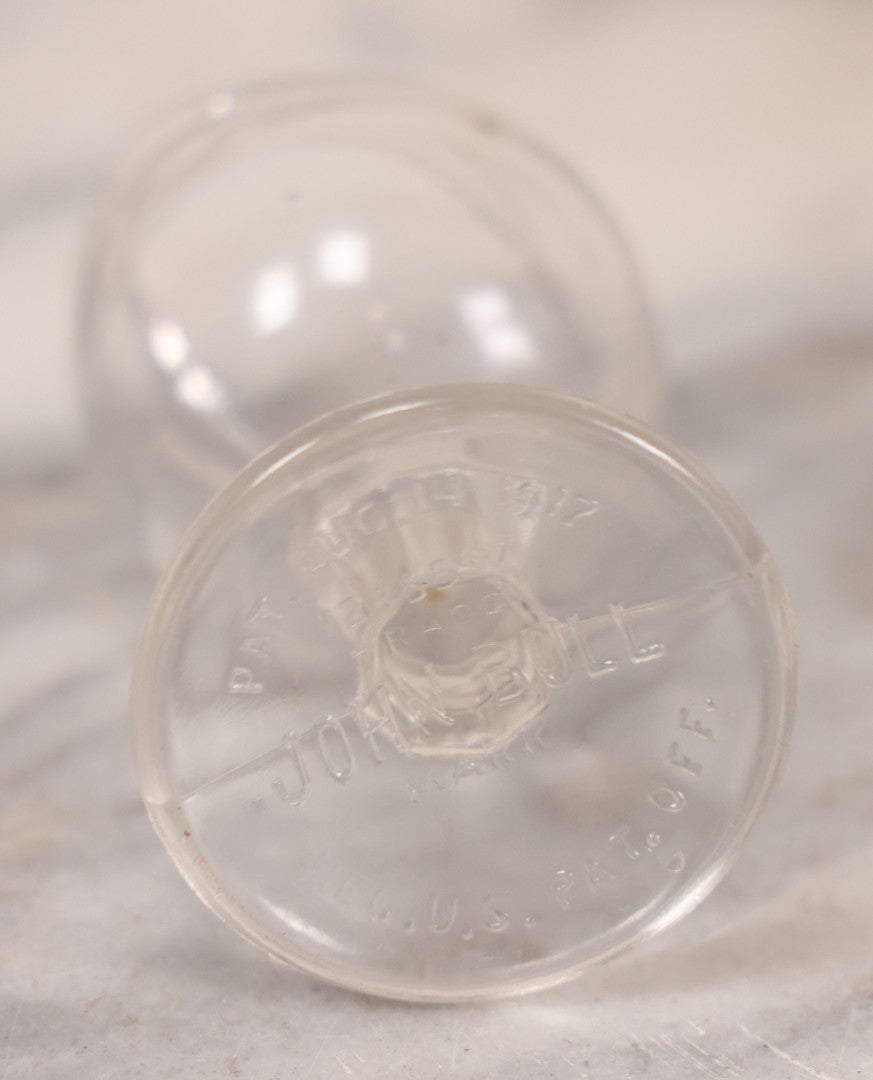 Lot 078 - Grouping Of Eight Antique Apothecary Items Including Amber Bottle With "G.C. Oval" Label, Balsam Bottle, Hall & Lyon Co. Pill Box, Carter's Laxative Vial, Wheeler Pharmacist Vial, Sharon, M.A., Glycerine Jelly Bottle, & John Bull Eye Wash Cup