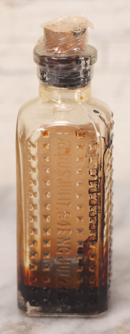 Lot 082 - Antique Vapo-Cresolene Lot Including Two Brass Vaporizers With Lamps (One Complete, One Incomplete) And Poison Bottle With Studded Poison Ribs And Paper Label, Vapo-Cresolene Co., New York, NY