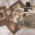 Lot 102 - Grouping Of 10+ Antique Photos With Various Subjects, Ephemera And More, Including Set Of Snapshot Album Pages Loosely Bound Without Covers, Tintype, Calling Card, And Boarded Photos