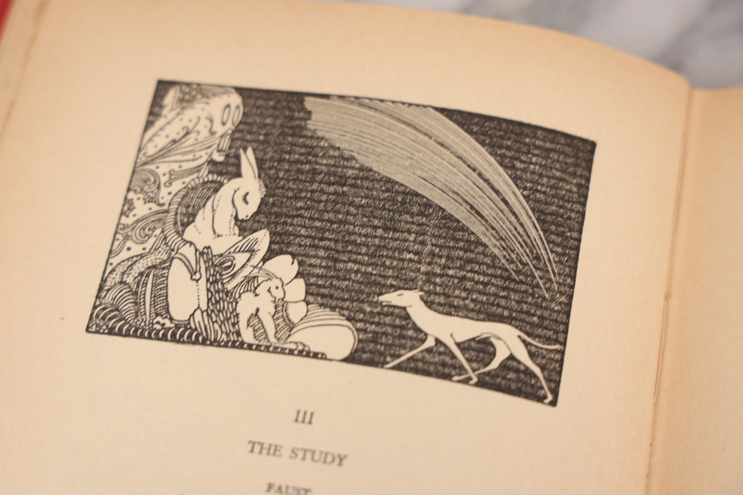 Lot 113 - "Faust" Vintage Book By Johann Wolfgang Goethe, Translated By Bayard Taylor, Illustrated By Harry Clarke, Published By Illustrated Editions Company, New York, Circa 1930s