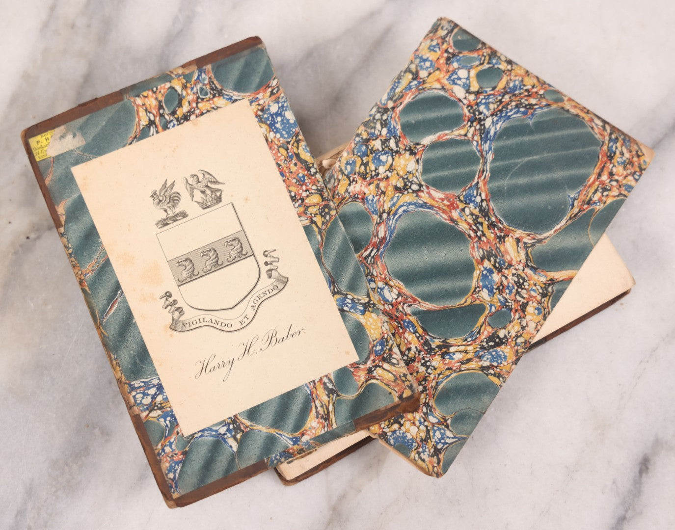 Lot 118 - "Flowers Of Fable" Antique Book With 150 Wood Engravings, Published By Vizetelly, Branston And Co., London, 1832, Bookplate Of Harry H. Baber, Detached Cover Board And Loose Title Page