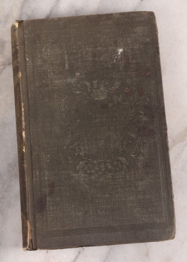 Lot 119 - "Lalla Rookh: An Oriental Romance" Antique Book By Thomas Moore, New Edition With Frontispiece, Pen And Ink Drawing By Previous Owner Dated 1864, Published By C.S. Francis & Co., New York And Boston, 1847